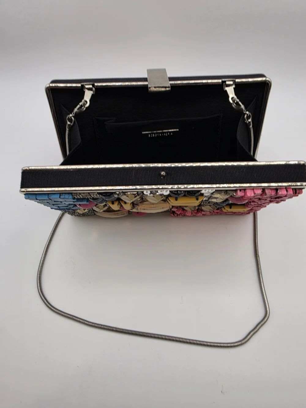 BCBGMAXAZARIA Mosaic Statement Box Clutch